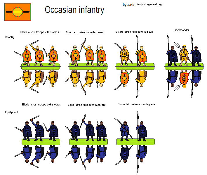 Occasian infantry